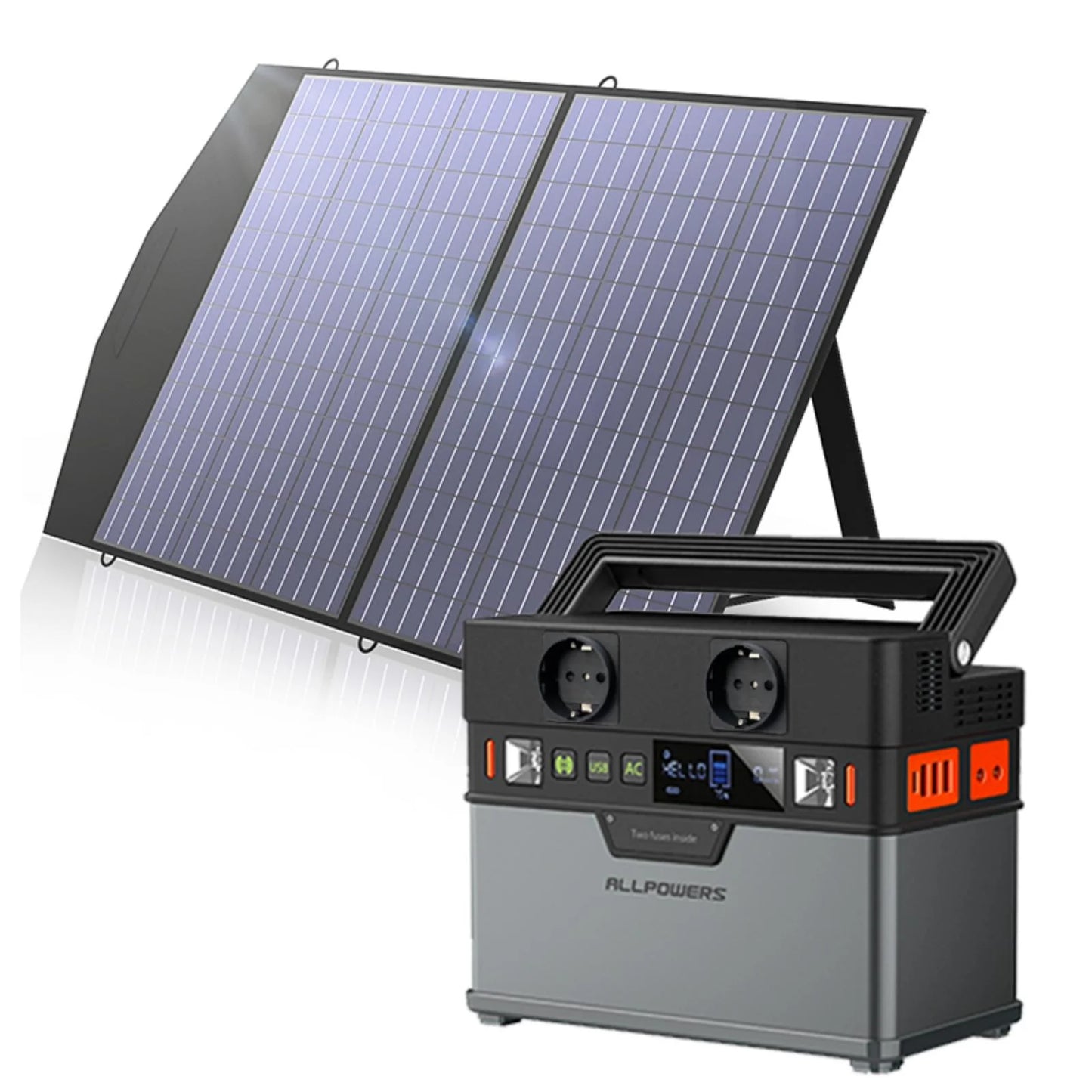Allpowers® S300 Solar Power Station - 78.000mAh -  220VAC - Inclusief 100W Zonnepanelen