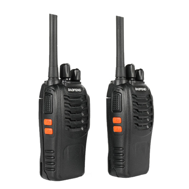 Baofeng BF-88E Portofoon - Walkie Talkie - Communicatiemiddel - Met Oortjes - 0,5W - 2,5km Bereik - 446 Mhz - Zaklamp functie