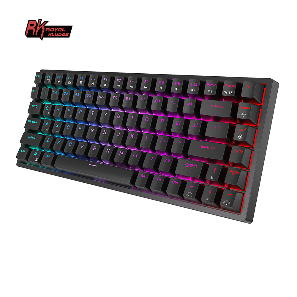 Royal Kludge RK84 Tri Mode - Mechanisch Gaming Toetsenbord - 84% Keyboard - Verwijderbaar Frame