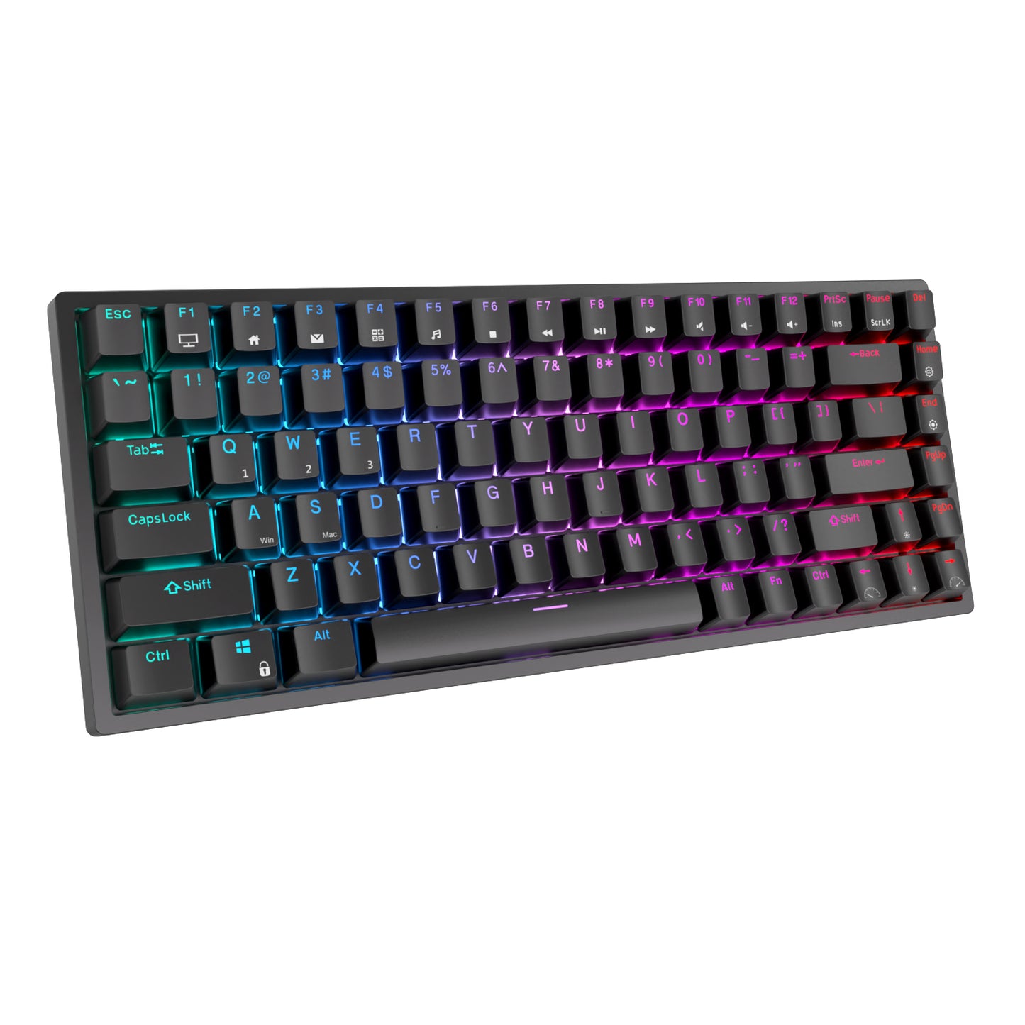 Royal Kludge RK84 Tri Mode - Mechanisch Gaming Toetsenbord - 84% Keyboard - Verwijderbaar Frame