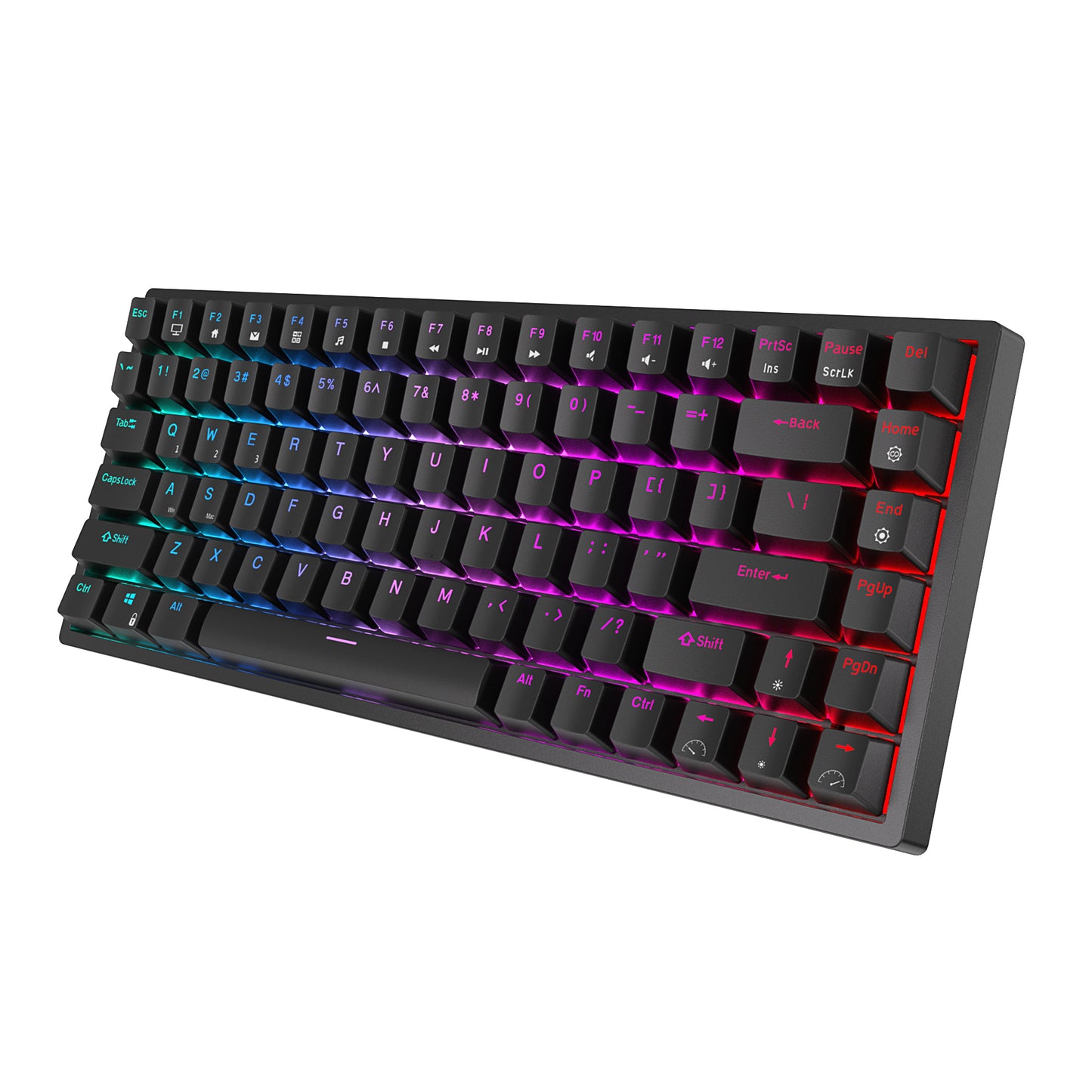 Royal Kludge RK84 Tri Mode - Mechanisch Gaming Toetsenbord - 84% Keyboard - Verwijderbaar Frame