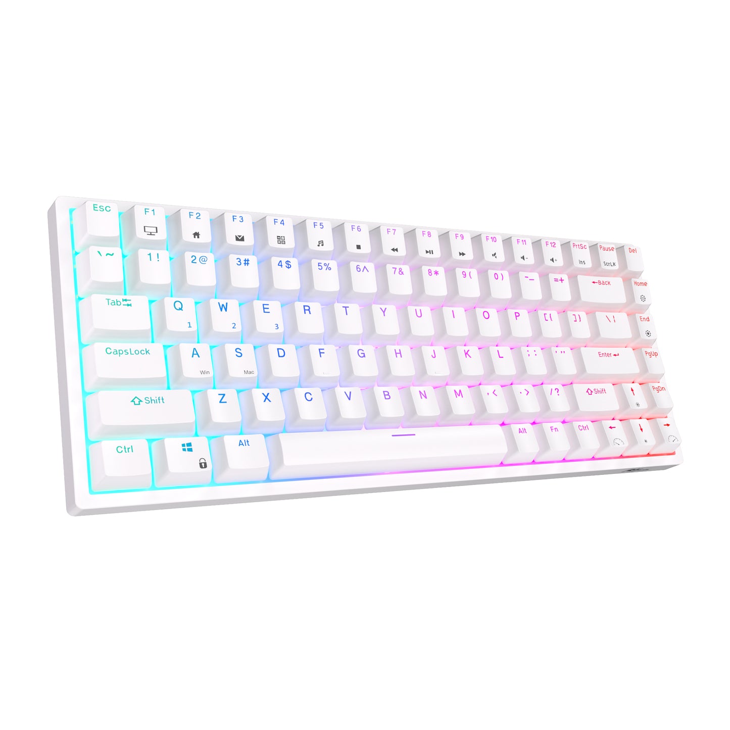 Royal Kludge RK84 Tri Mode - Mechanisch Gaming Toetsenbord - 84% Keyboard - Verwijderbaar Frame