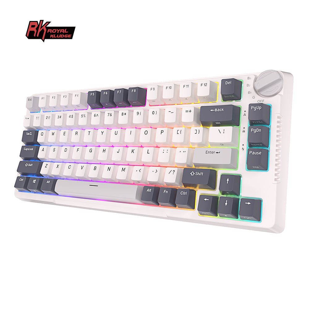 Royal Kludge RKH81 - Mechanisch Gaming Toetsenbord - Met Knob