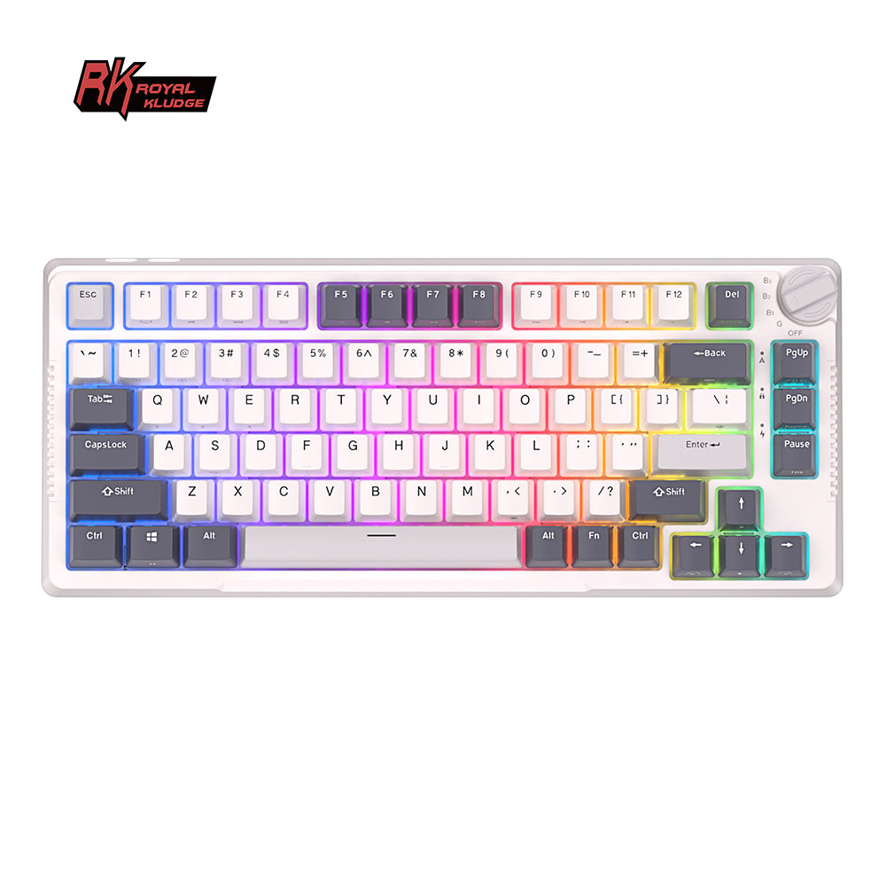 Royal Kludge RKH81 - Mechanisch Gaming Toetsenbord - Met Knob