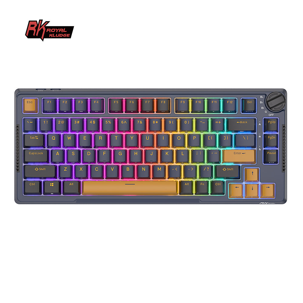Royal Kludge RKH81 - Mechanisch Gaming Toetsenbord - Met Knob