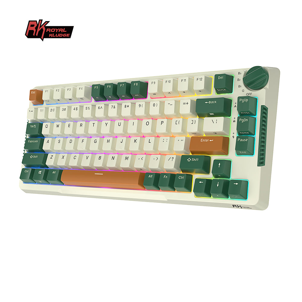Royal Kludge RKH81 - Mechanisch Gaming Toetsenbord - Met Knob