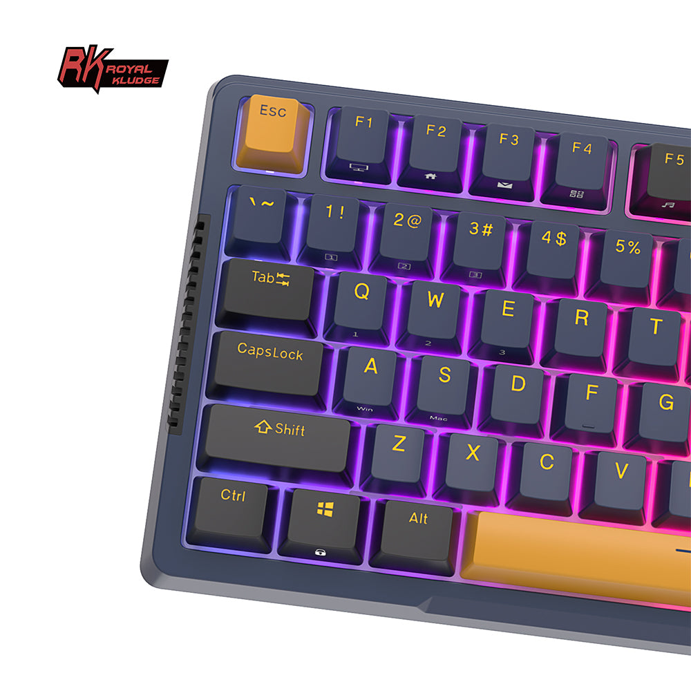 Royal Kludge RKH81 - Mechanisch Gaming Toetsenbord - Met Knob