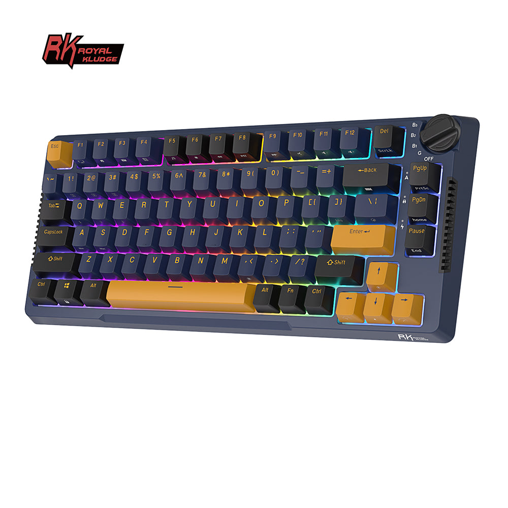 Royal Kludge RKH81 - Mechanisch Gaming Toetsenbord - Met Knob