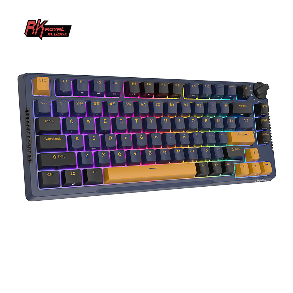 Royal Kludge RKH81 - Mechanisch Gaming Toetsenbord - Met Knob