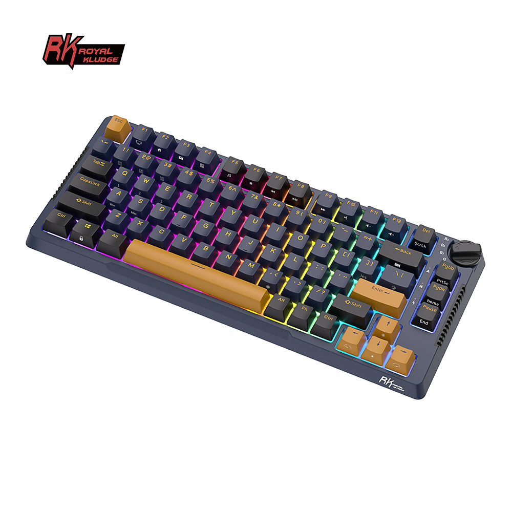 Royal Kludge RKH81 - Mechanisch Gaming Toetsenbord - Met Knob