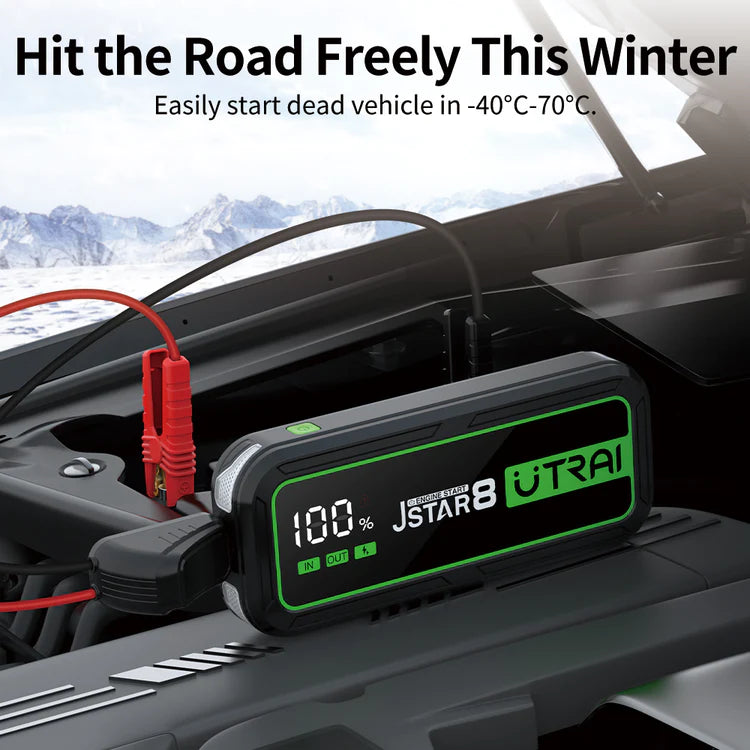 Utrai Jstar 8 - Krachtige Jumpstarter - 20.000mAh - 3000A