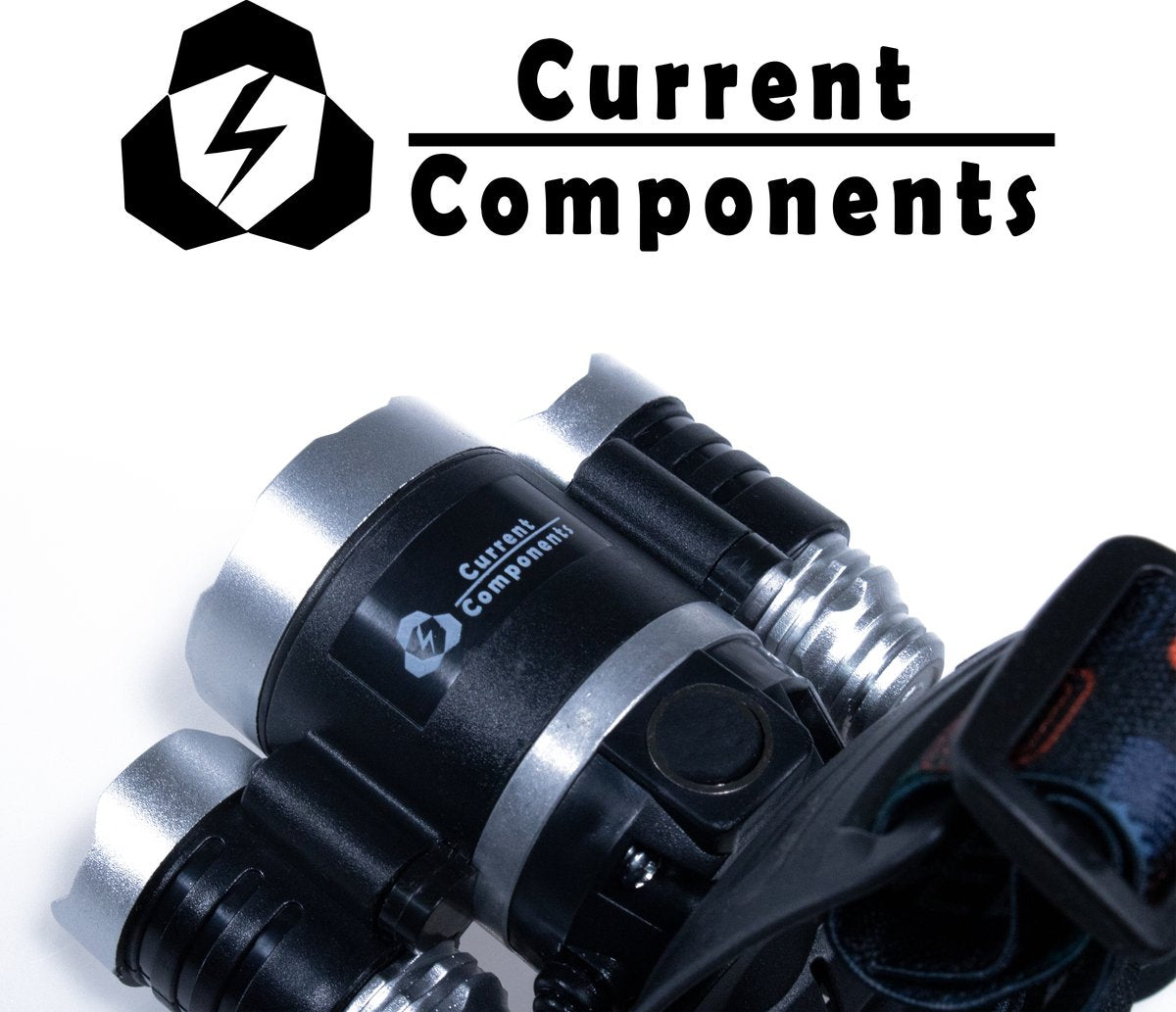 Current Components - Hoofdlamp LED Oplaadbaar - Bewegingssensor - Inclusief Batterijen En Adapters - Kantelbaar