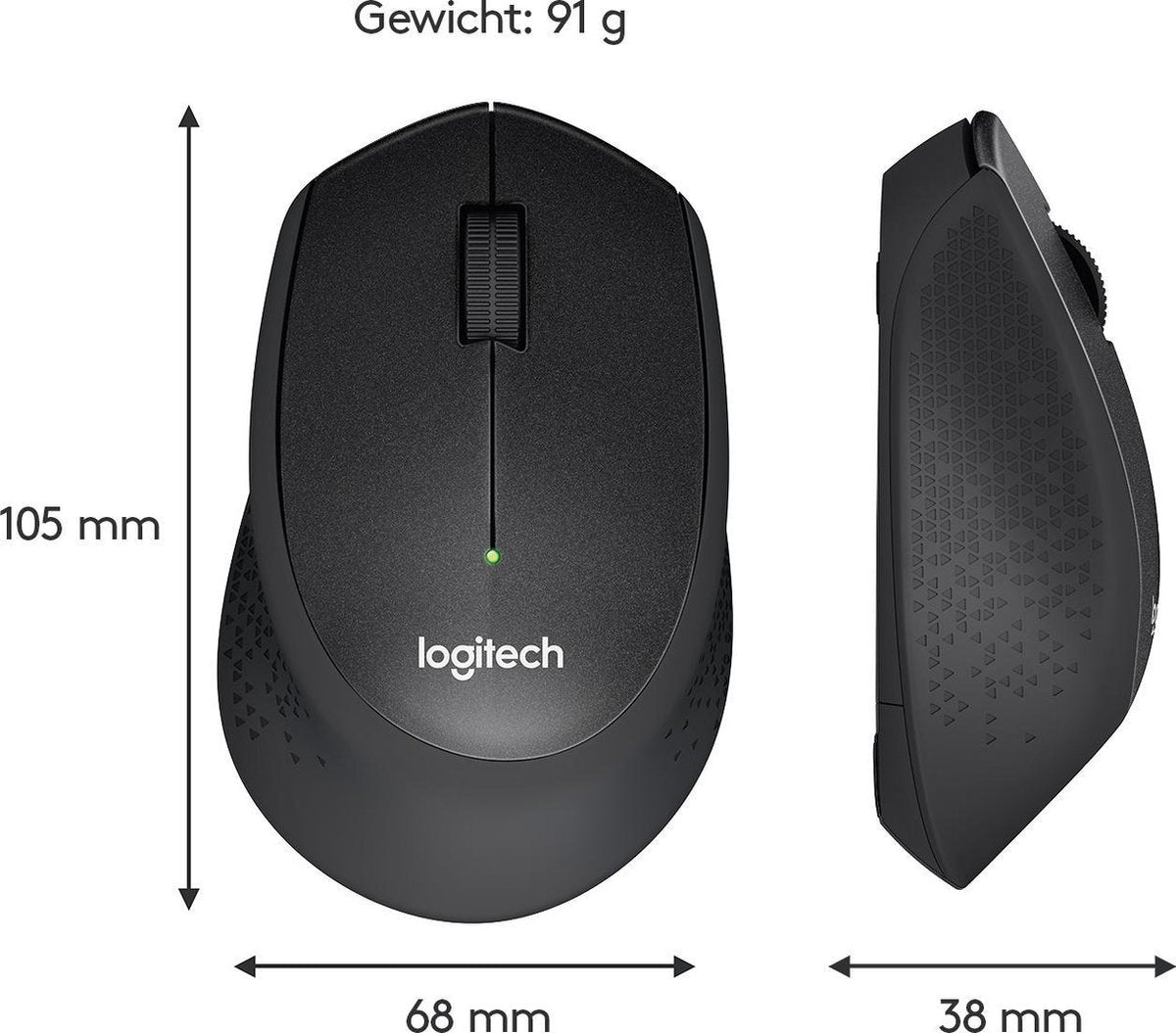 Logitech B330 Silent Plus - Stille Draadloze Muis