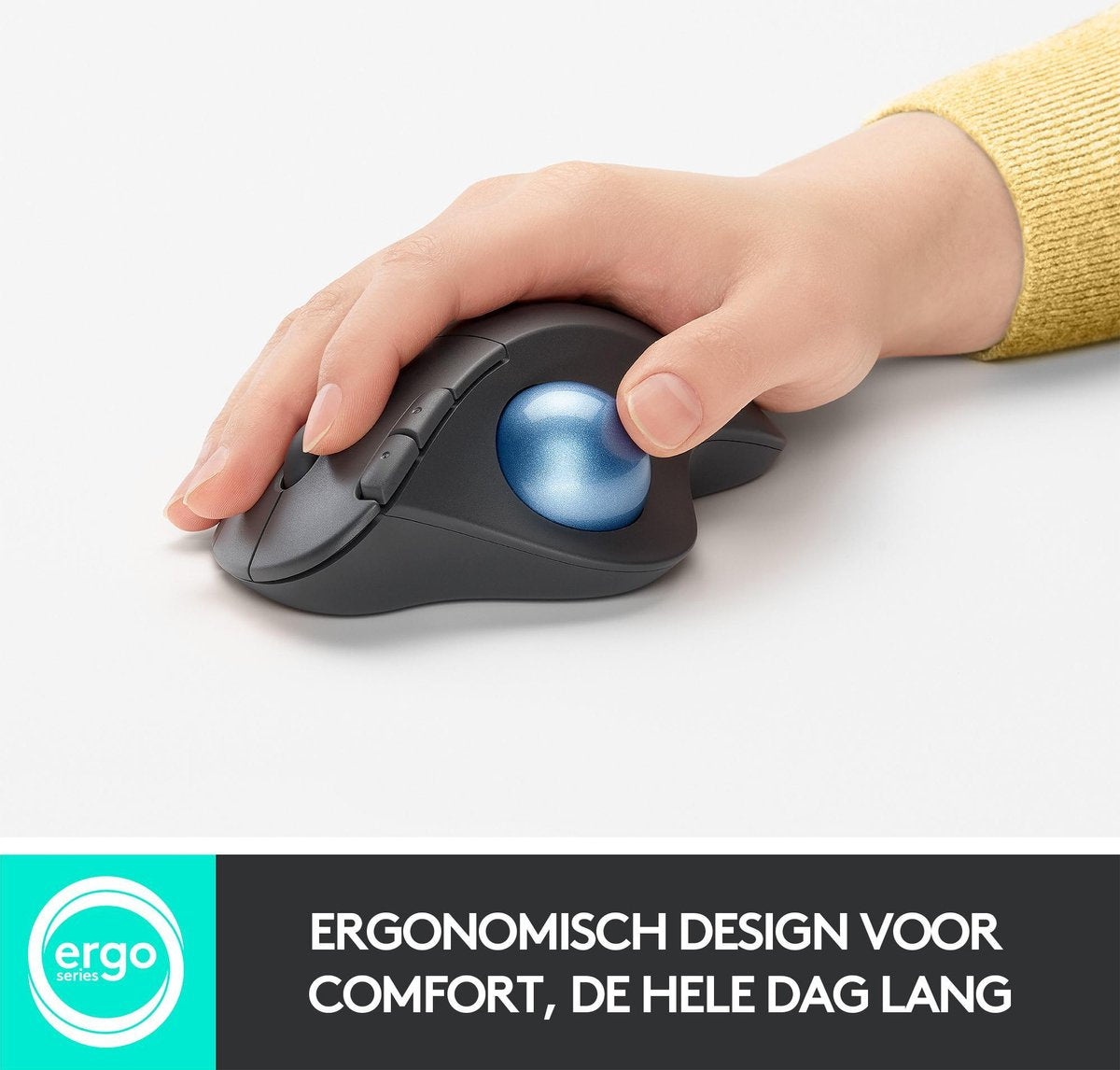Logitech M575 Ergo Draadloze Trackball Muis