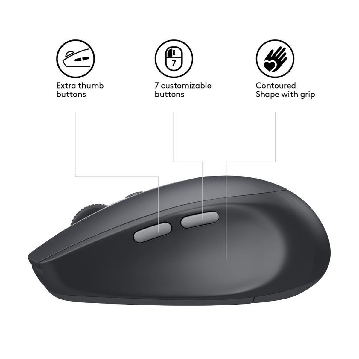 Logitech M590 Multi-Device - Draadloze Silent Muis