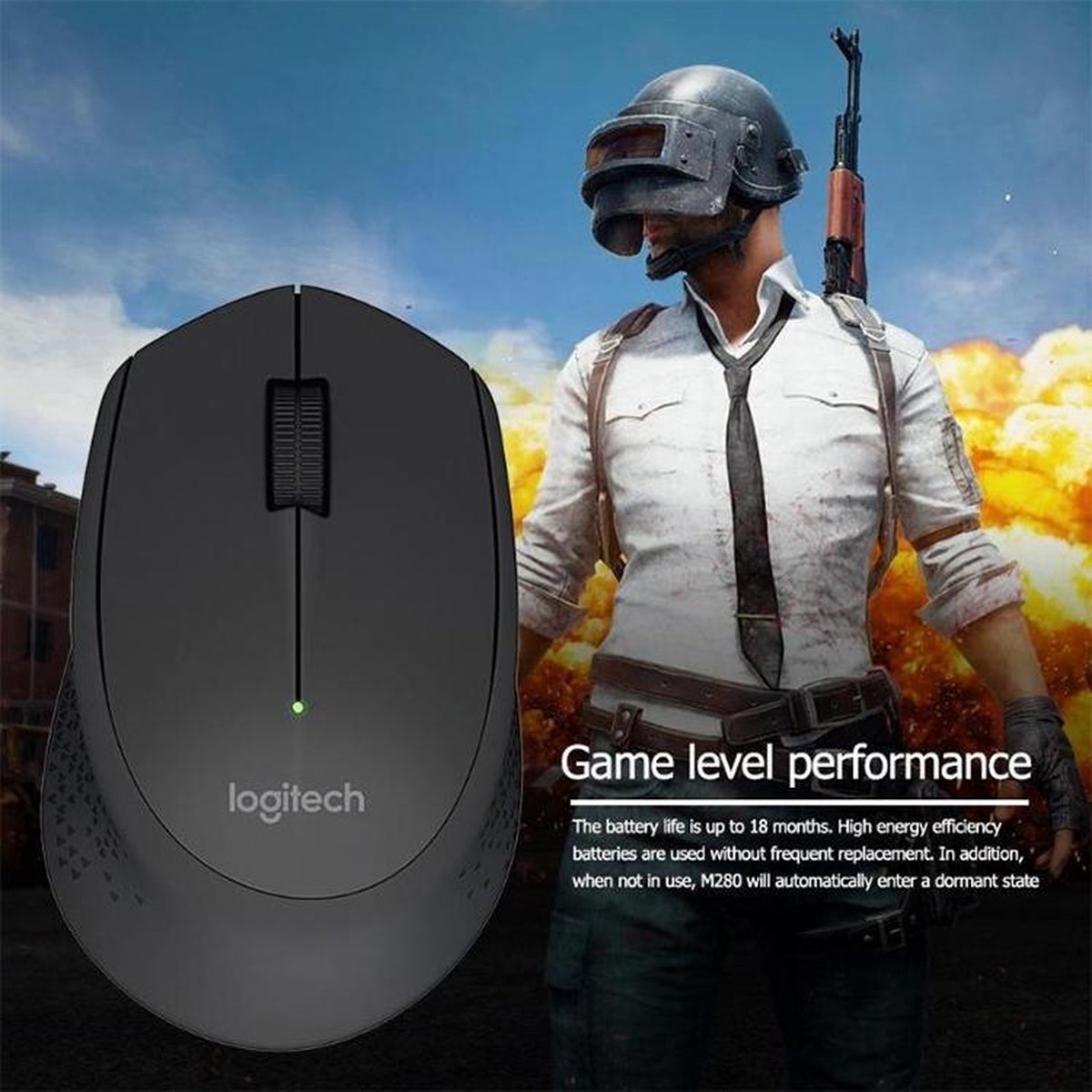 Logitech M280 - Draadloze muis