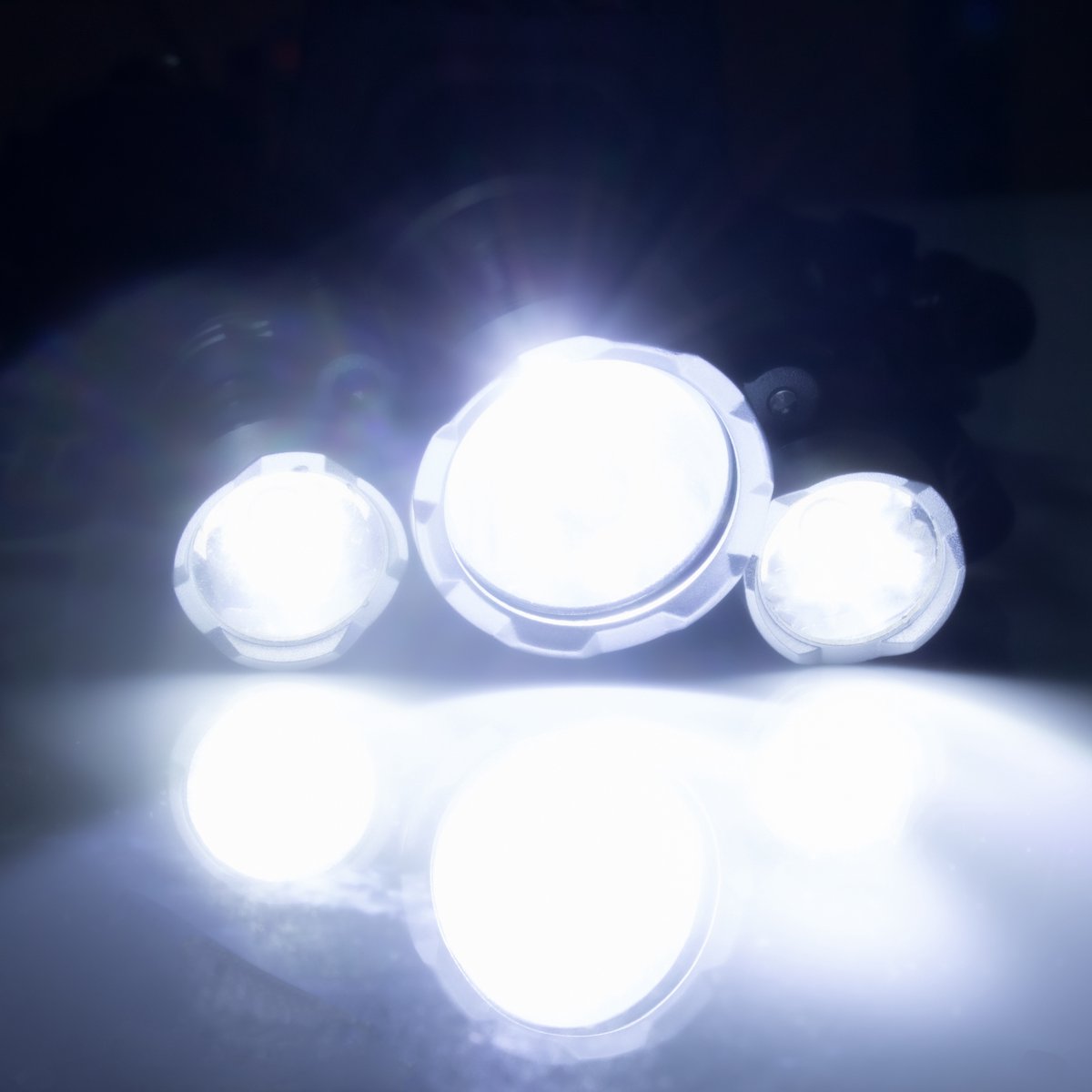 Current Components - Hoofdlamp LED Oplaadbaar - Bewegingssensor - Inclusief Batterijen En Adapters - Kantelbaar