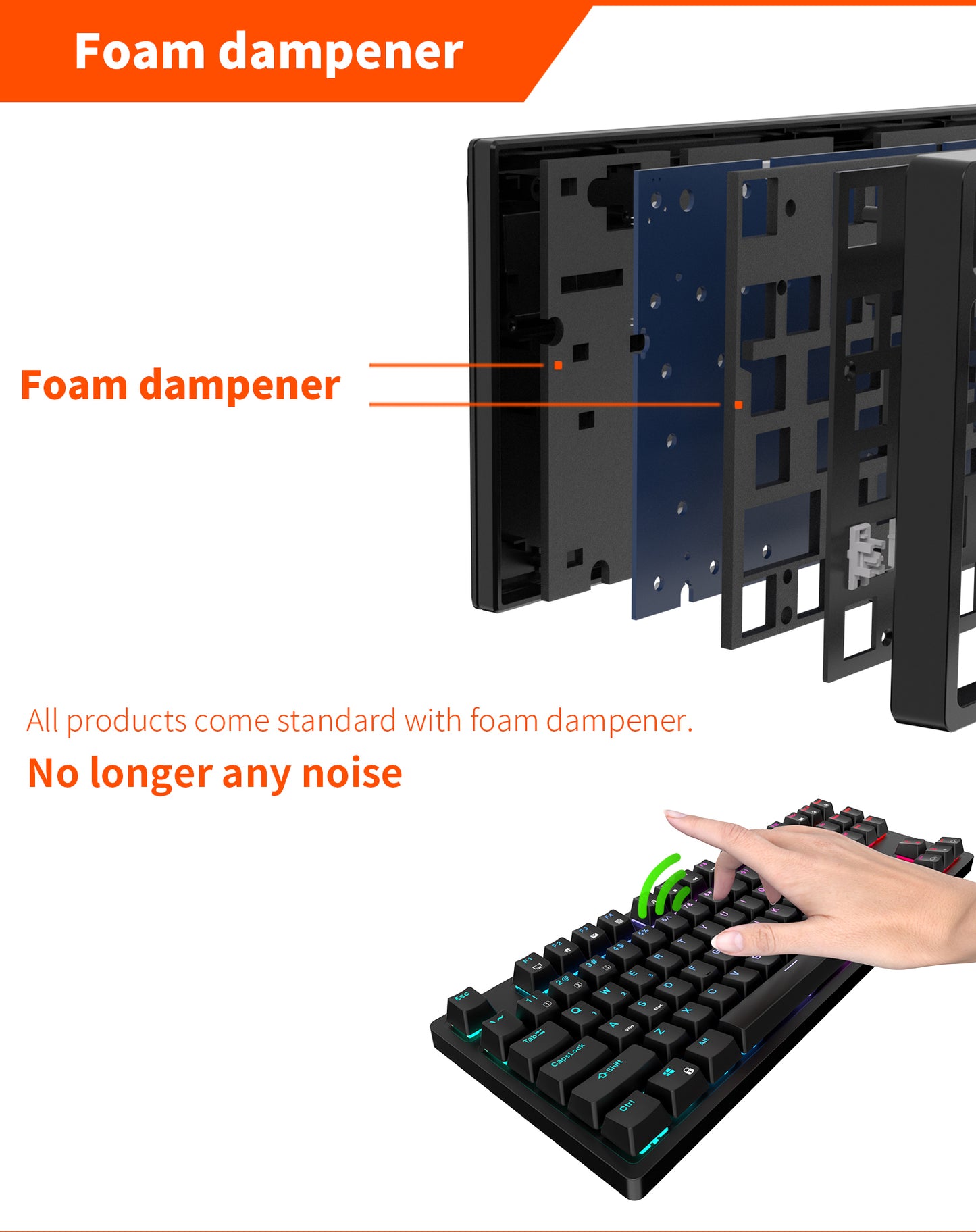 Royal Kludge RK87 TRI-Mode - Mechanisch RGB Gaming Toetsenbord -