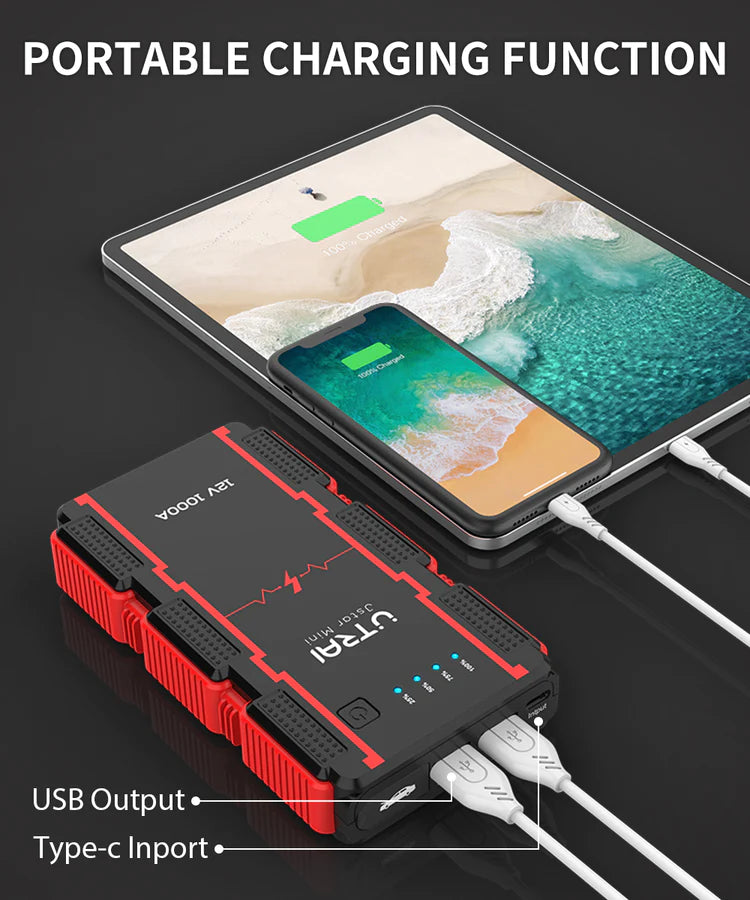 Utrai Jstar Mini - Compacte Jumpstarter - 13.000mAh - 1000A