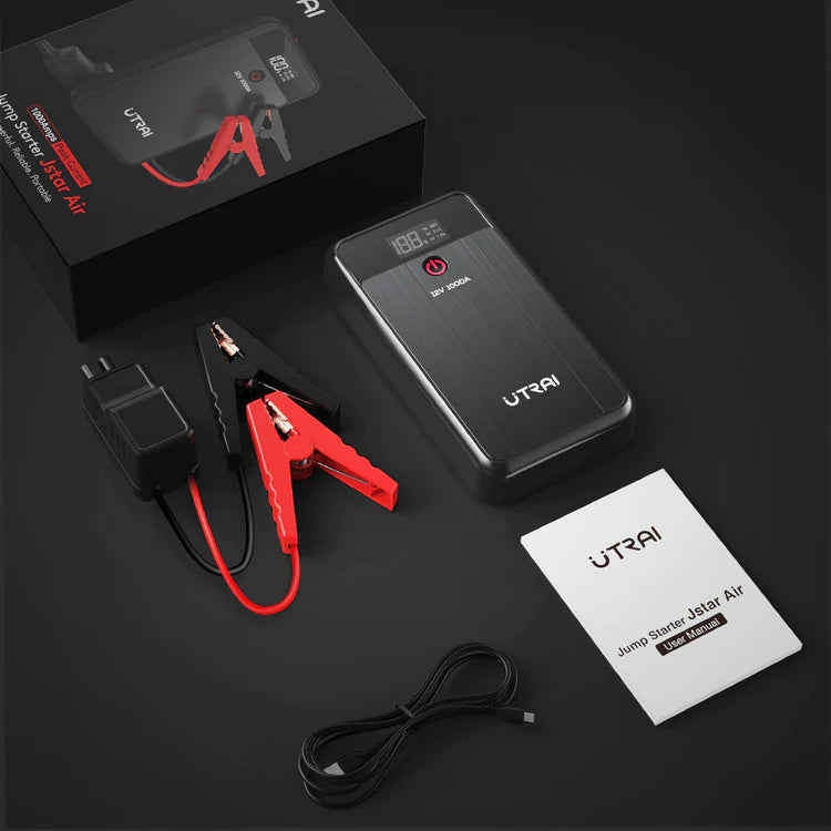Utrai Jstar Air - Compacte Jumpstarter - 10.000 mAh - 1000 A