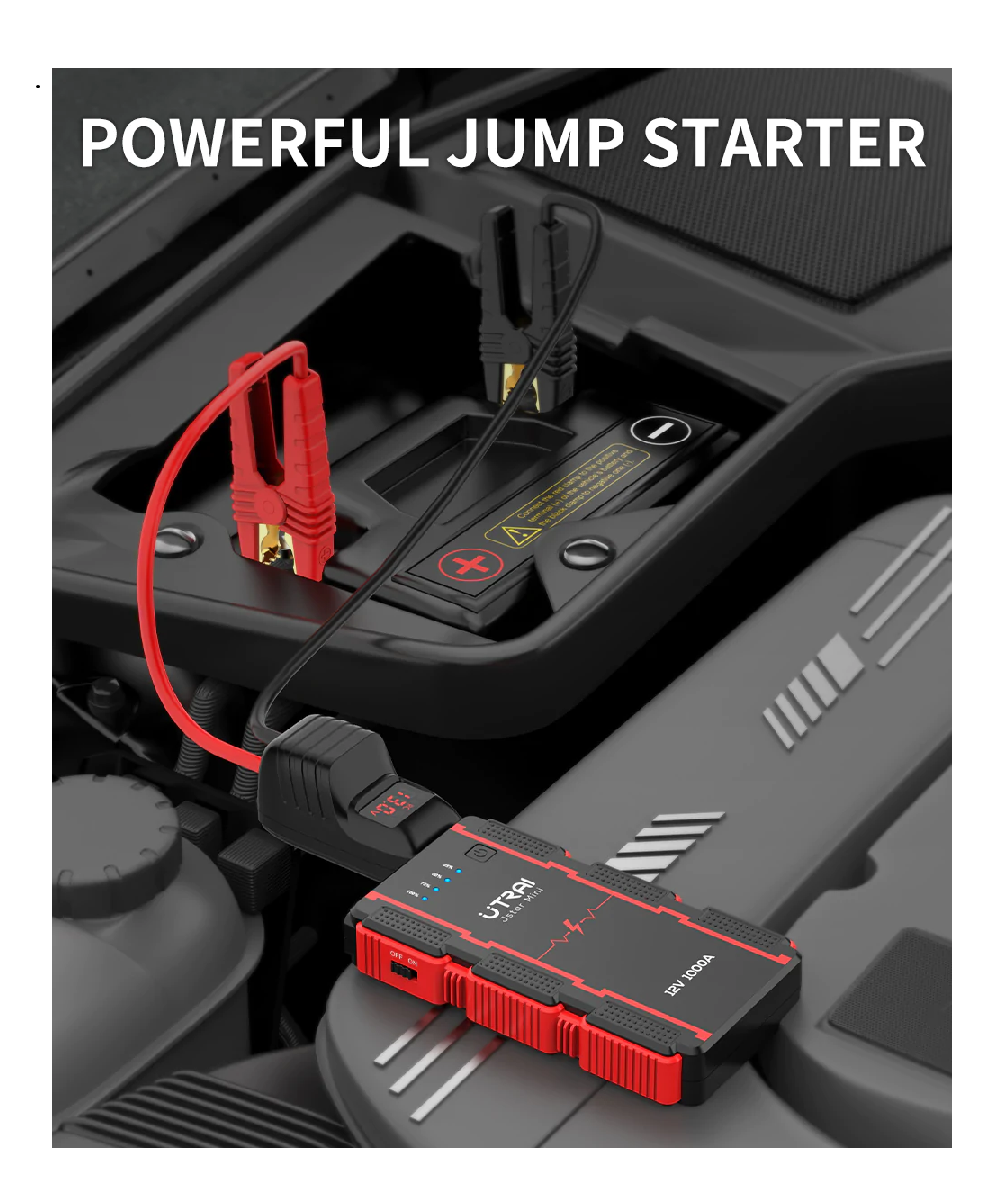 Utrai Jstar Mini - Compacte Jumpstarter - 13.000mAh - 1000A