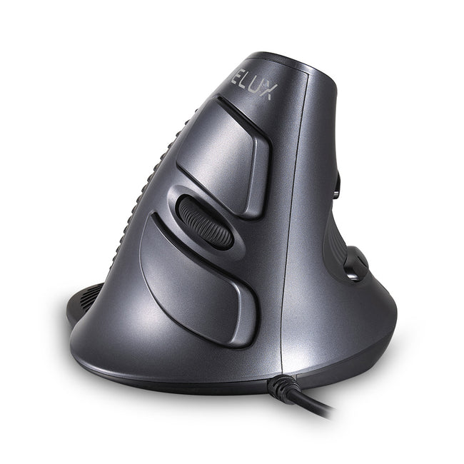 Delux M618BU - Ergonomische Muis - Bedraad - Anti RS - Verwijderbare Polssteun