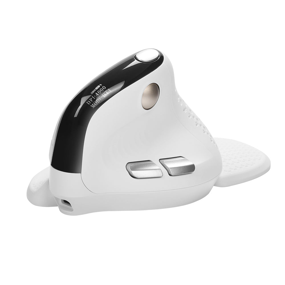 Delux M618XSD - Ergonomische Muis - OLED Scherm - Oplaadbaar - Horizontaal Scrollwiel