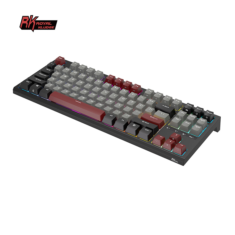 Royal Kludge RKR87 - Bedraad Mechanisch Toetsenbord - Aanpasbare RGB - Foam Touch