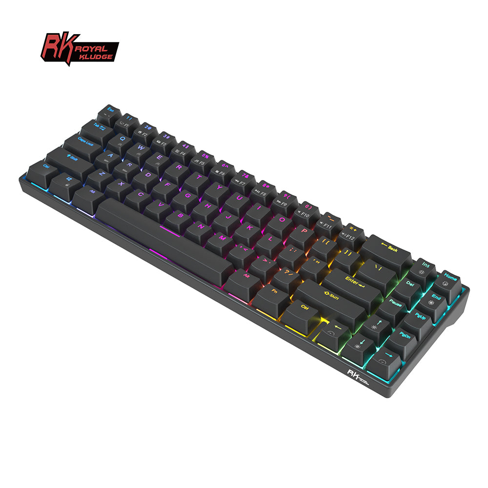 Royal Kludge RK100 Tri Mode - Mechanisch RGB Gaming Toetsenbord - Bedr - Current Components Royal Kludge RK100 Tri Mode - Mechanisch RGB Gaming Toetsenbord - Bedr - Current Components