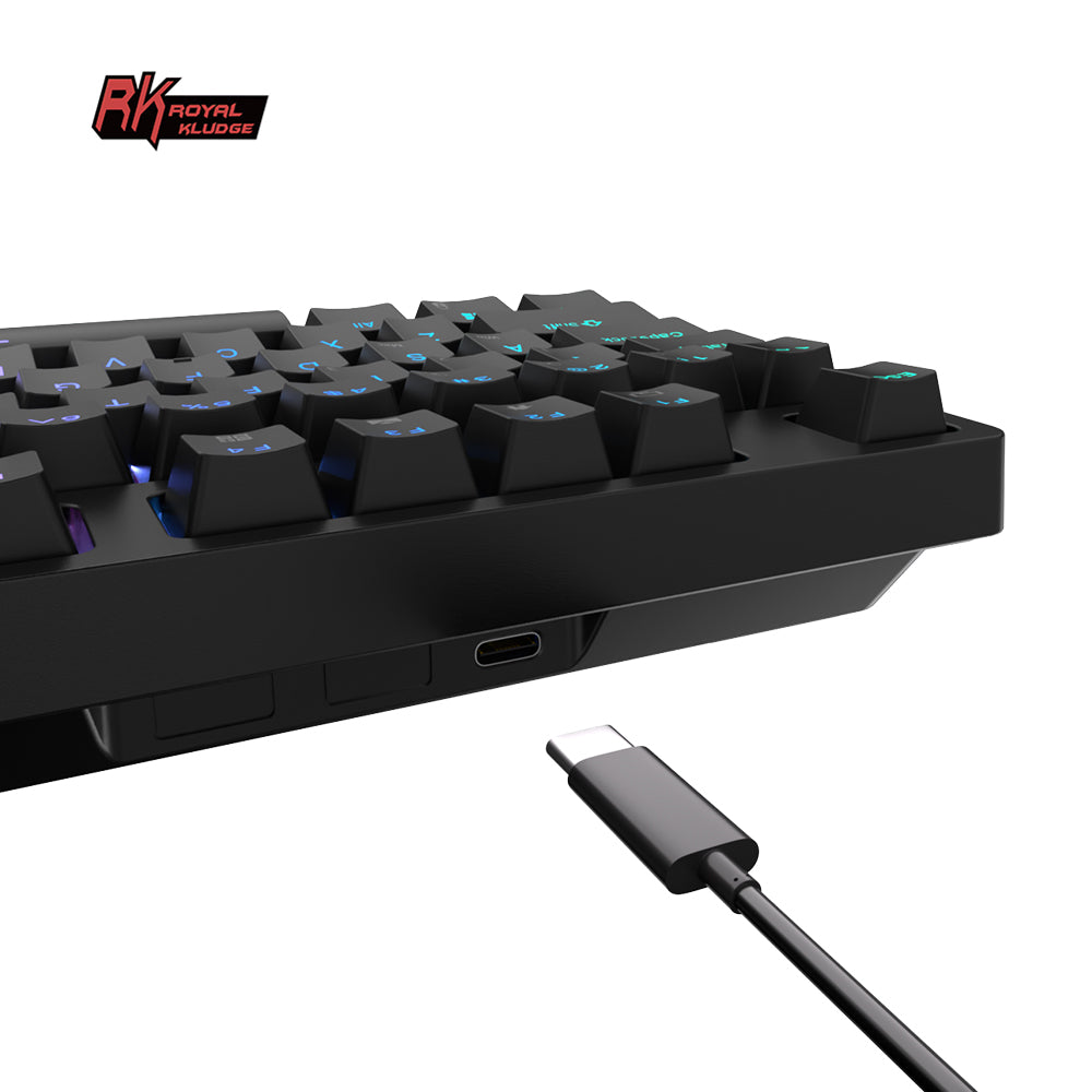 Royal Kludge RK87 TRI-Mode - Mechanisch RGB Gaming Toetsenbord -