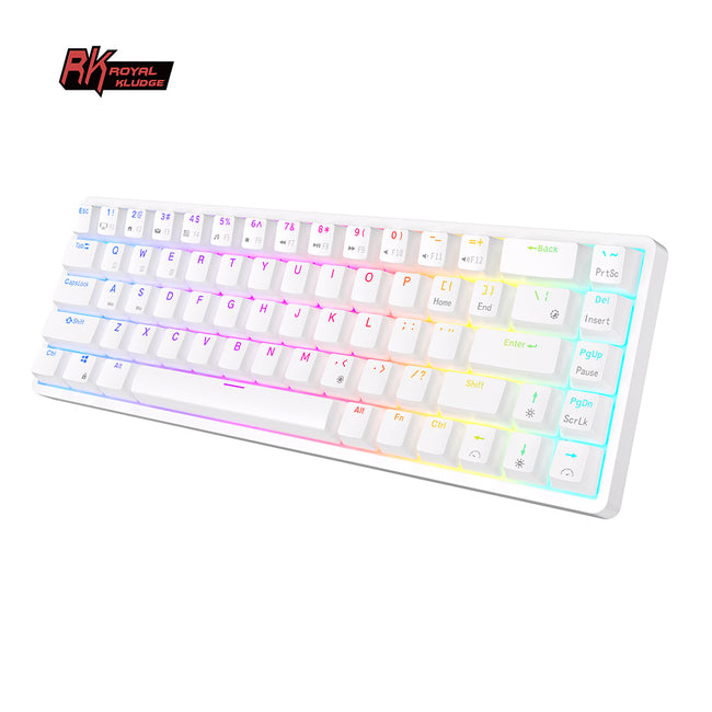 Royal Kludge RKG68 - Draadloos Mechanisch Toetsenbord - RGB - 65% Lay-out - 2,4GHz