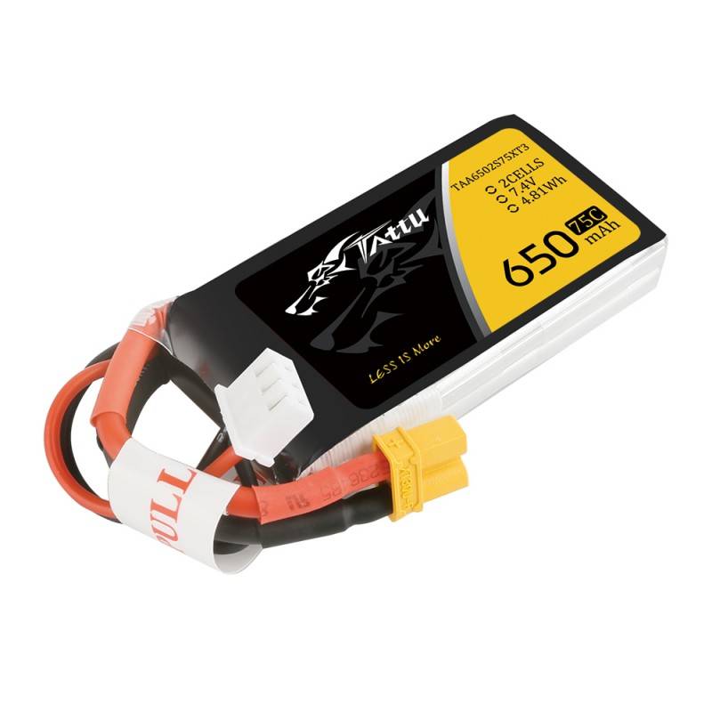 Gens Ace Tattu LiPo 75C 7,4V 650mAh XT30