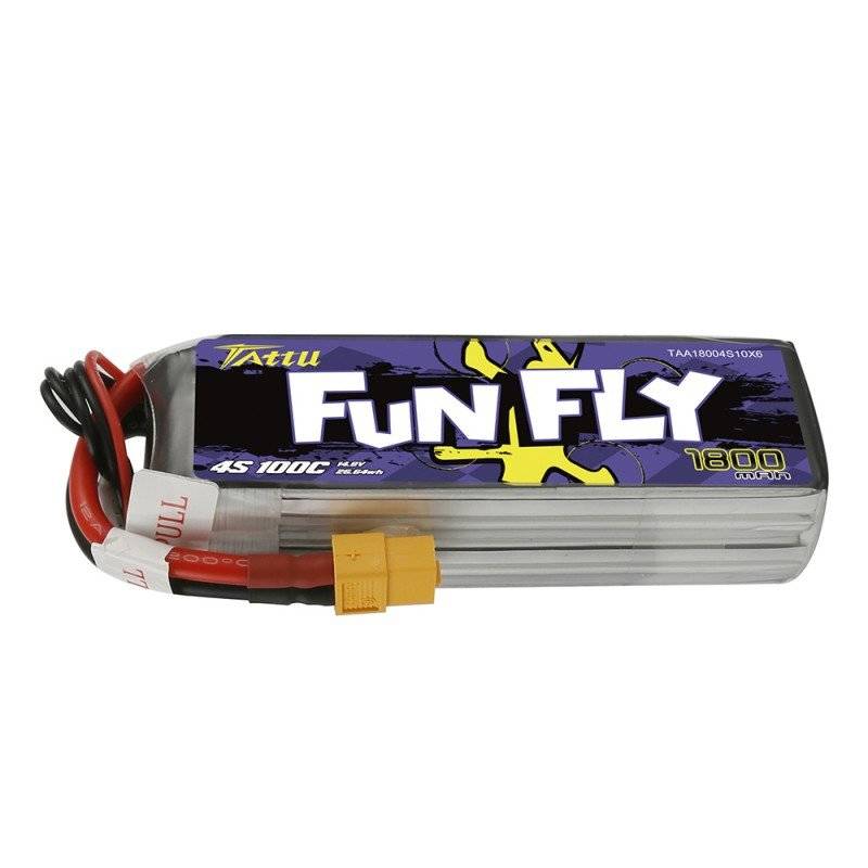 Gens Ace Tattu Funfly LiPo 100C 14,8V 1800mAh Softcase XT60