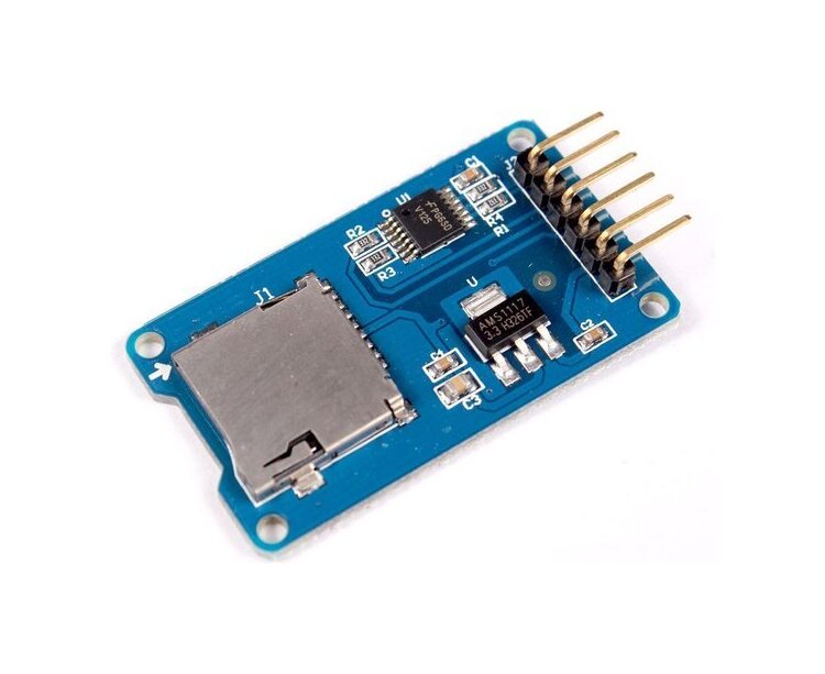 MicroSD module – Current Components