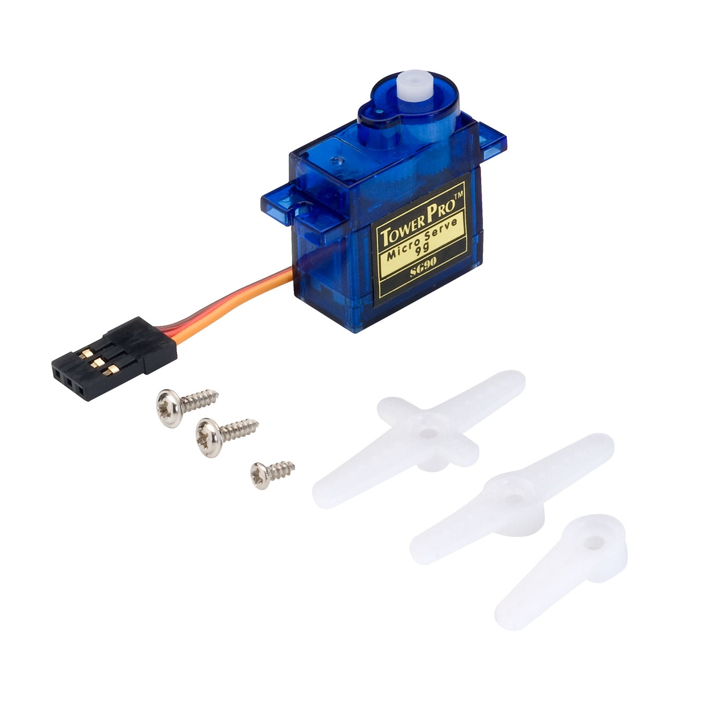 SG90 mini servo blauw
