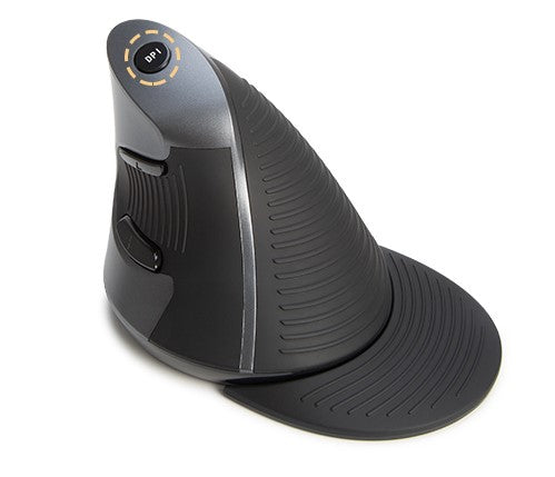 Delux M618G DB - Ergonomische Muis - Draadloos (2,4Ghz & BT) - 4000 DPI